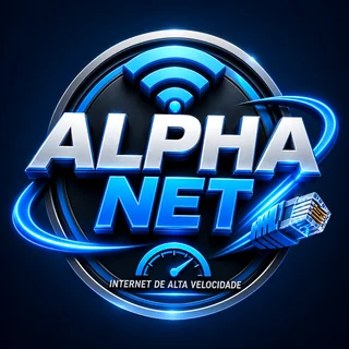 Logo Alpha Net – Internet de alta velocidade